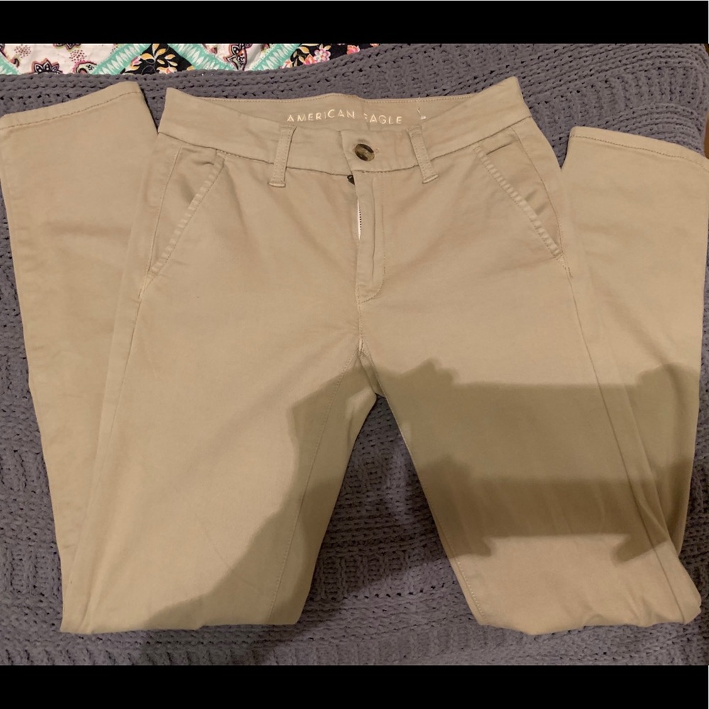 American Eagle, skinny khakis